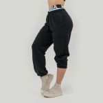 Pantaloni sport pentru femei Muscle Mommy Black - NEBBIA