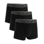 Boxeri pentru bărbați Perf Cotton 3in 3Pack Black - Under Armour