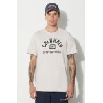 Columbia tricou bărbați, culoarea bej, cu imprimeu 1680053-014