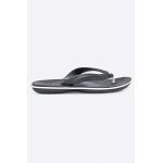 Crocs șlapi Crocband Flip femei, culoarea negru, cu toc plat 11033