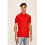 Kappa Polo de bumbac culoarea rosu, cu imprimeu