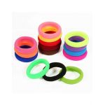 En-gros Set 6 elastice pentru par, material textil, Multicolor