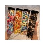 En-gros Set 60 elastice pentru par, colorate, in tub, diverse combinatii de culori