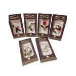 Set engros 20/buc martisoare elegante din metal in cutie maro
