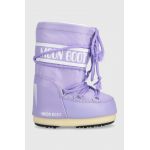 Moon Boot cizme de iarna copii culoarea violet