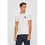 Levi's tricou din bumbac 2-pack barbati, culoarea negru, cu imprimeu