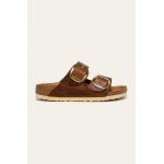 Birkenstock - șlapi de piele Arizona Big Buckle 1011073-COGNAC