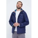 Columbia geacă outdoor Bugaboo II Fleece Interchange culoarea albastru marin