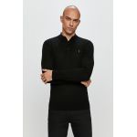 AllSaints - Longsleeve Mode Merino LS Polo