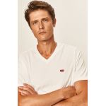 Levi's tricou din bumbac barbati, culoarea gri, neted