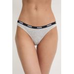 Puma chiloți 2-pack culoarea gri 907851