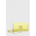 Armani Exchange portofel femei, culoarea argintiu