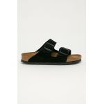Birkenstock papuci din piele Arizona 951323-Suede.Blac