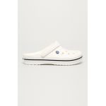 Crocs papuci Crocband bărbați, culoarea alb 11016