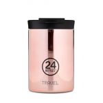 24bottles - Cana termica Travel Tumbler Rose Gold 350ml