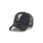 47brand șapcă Liverpool FC culoarea negru, cu imprimeu  EPL-BRANS04CTP-BKA