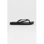 Ipanema Șlapi femei, culoarea negru, cu toc plat