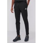 Adidas Pantaloni GK9222 bărbați, culoarea negru, material neted