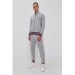 Fila Pijama bărbați, culoarea gri, cu imprimeu