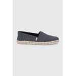 Toms Espadrile Sunspots Crossweave culoarea negru