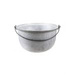 Ceaun tuci aluminiu alimentar, capacitate 35L, fund rotund / EXT 8035 Engros