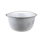 Ceaun tuci aluminiu alimentar, capacitate 50L, fund rotund / EXT 8033 Engros