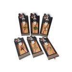 Martisor engros elegant diverse brose 20 buc/set carton negru