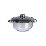 Oala cu capac, capacitate 8 litri, diametru 26 cm, din inox / ZLN 7260 Engros