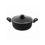 Oala cu capac sticla, 24cm, capacitate 3L / ZLN 1983 Engros
