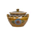 Oala din lut cu capac, diametru 23 cm, capacitate 6l / EXT 10266 Engros