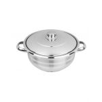 Oala inox cu capac, diametru 22 cm, capacitate 4 L, COCINERA / ZLN 7246 Engros