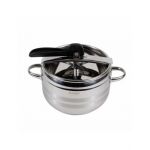 Oala inteligenta sub presiune inox cu capac, diametru 20 cm, 5L / ZLN 4627 Engros