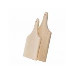 Set 2 bucati tocator cu maner din lemn de fag, grosime 20mm / EXT 6070 Engros