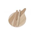 Set 3 piese pentru mamaliga, din lemn de fag, grosime 20mm / EXT6088 Engros
