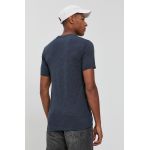 !SOLID Tricou bărbați, culoarea verde, material neted