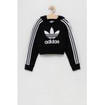 Adidas Originals Bluză copii H32337 culoarea negru, cu imprimeu