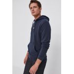 Boss Bluză bărbați, culoarea albastru marin, material neted