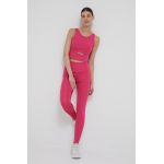 EA7 Emporio Armani colanti femei, culoarea violet, cu imprimeu