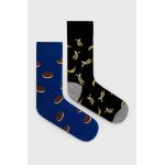 John Frank Șosete (2-pack) bărbați, culoarea negru