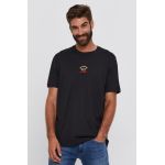 Paul&Shark Tricou din bumbac culoarea negru, cu imprimeu