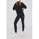 Puma Colanți 586859 femei, culoarea negru, material neted