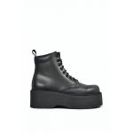 Altercore Botine Adara femei, culoarea negru, cu platformă
