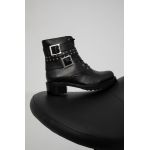 Answear Lab Cizme de piele femei, culoarea negru, cu toc drept