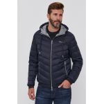 Armani Exchange Geacă de puf bărbați, culoarea albastru marin, de iarnă