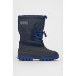 CMP cizme de iarna copii KIDS AHTO WP SNOW BOOTS culoarea albastru marin