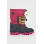 CMP cizme de iarna copii KIDS AHTO WP SNOW BOOTS culoarea roz