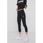 Puma colanți 586861 femei, culoarea negru, cu imprimeu 586861