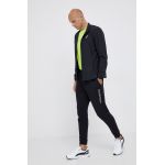 Asics jachetă de alergare culoarea negru, de tranzitie