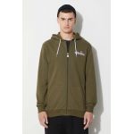 Ellesse bluză barbati, culoarea gri, cu glugă, cu imprimeu SHS08782-112