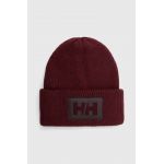 Helly Hansen căciulă HH BOX BEANIE culoarea maro, din tricot gros 53648